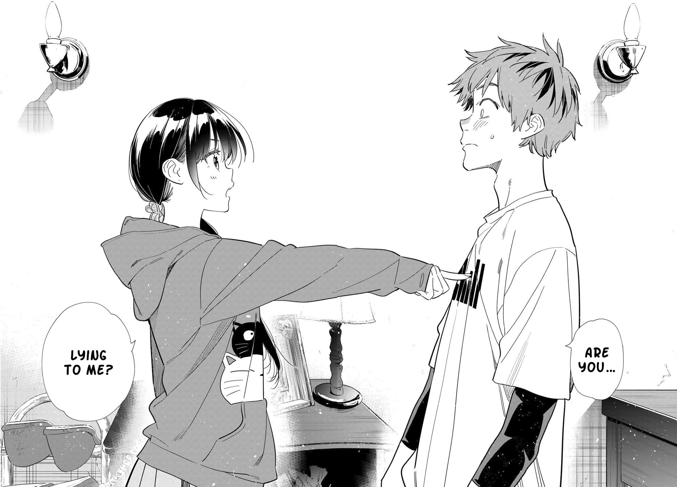 Kanojo, Okarishimasu Chapter 298 page 16 - Chapter 298: Body Touch with the Girlfriend