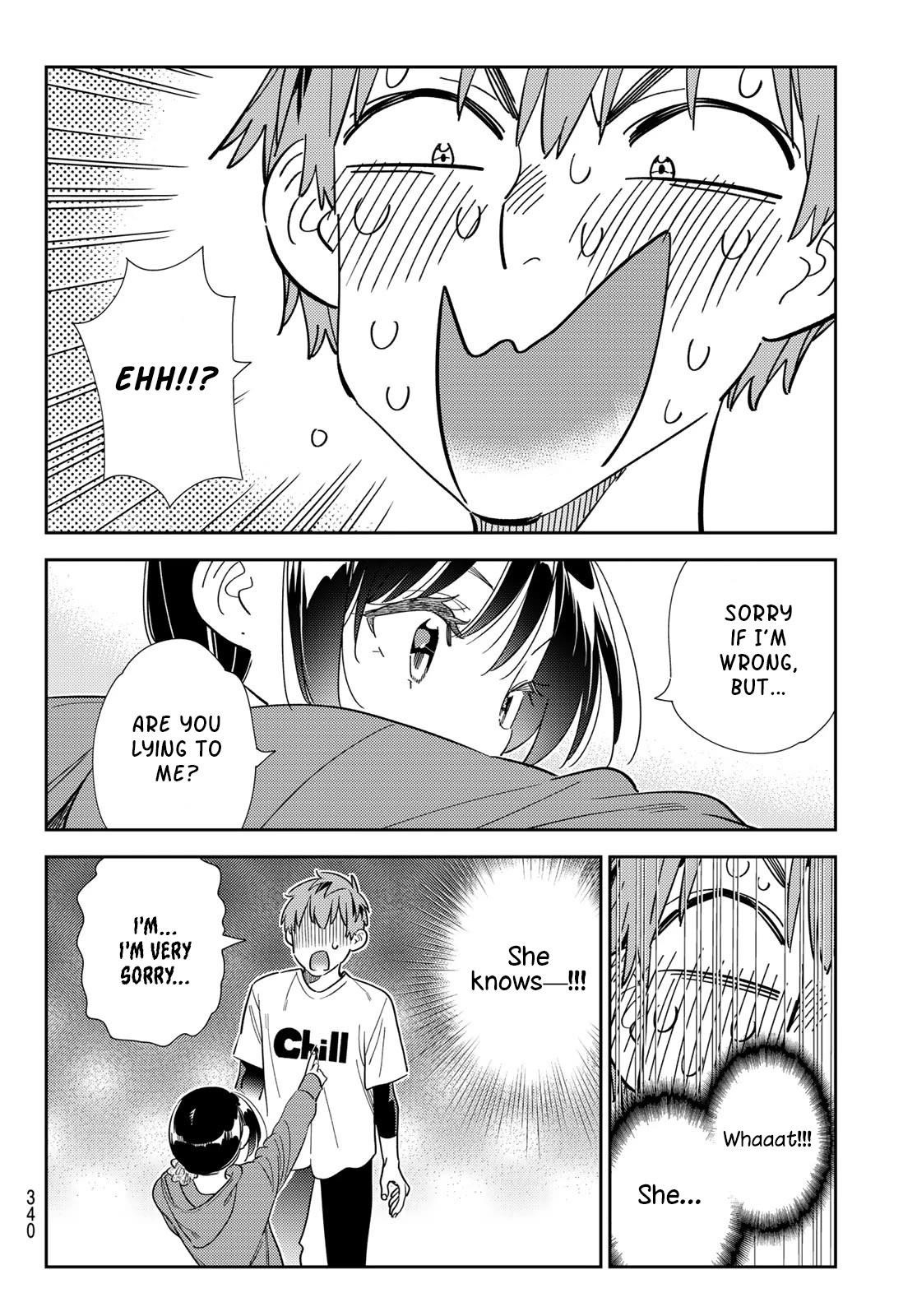 Kanojo, Okarishimasu Chapter 298 page 17 - Chapter 298: Body Touch with the Girlfriend