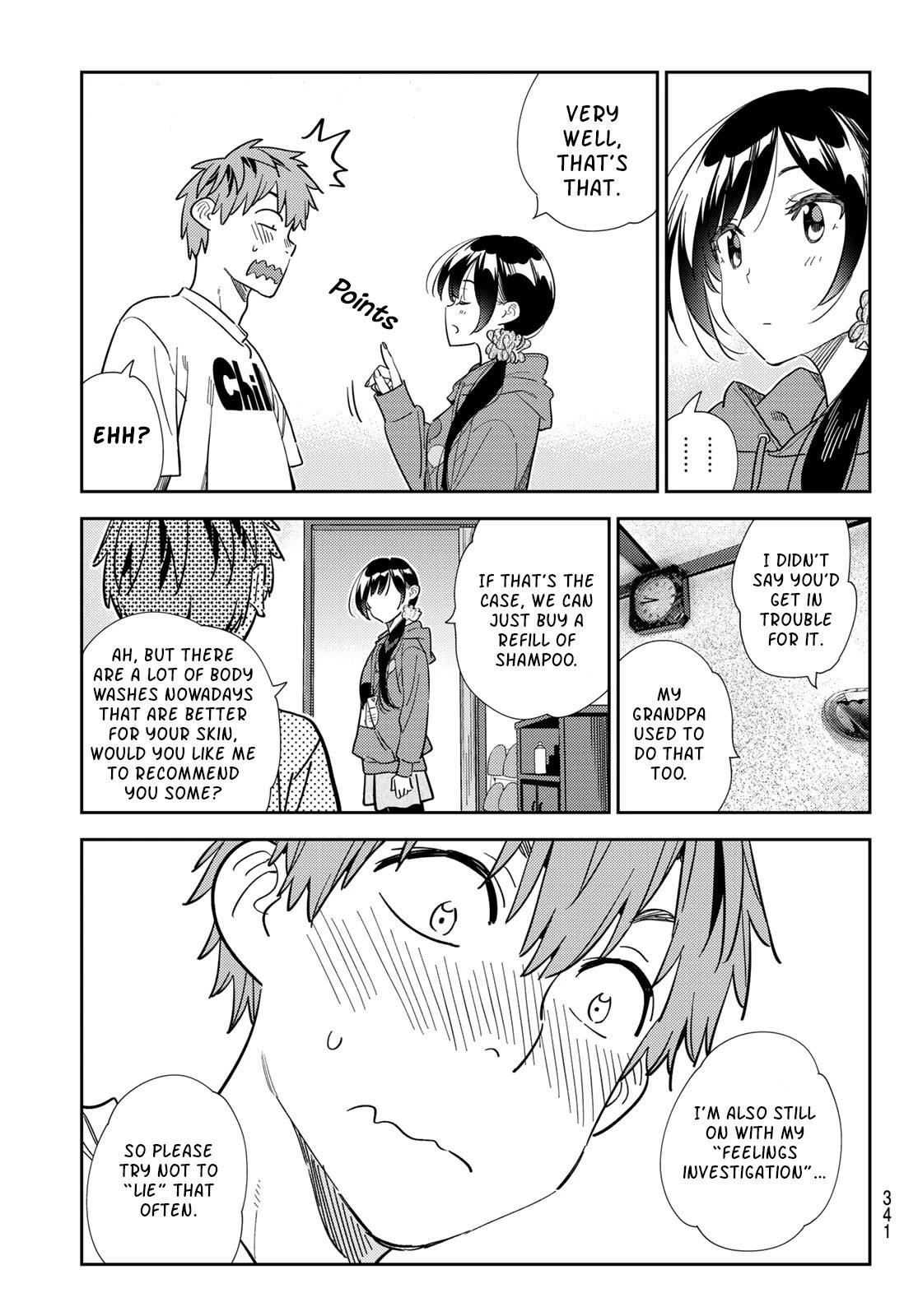 Kanojo, Okarishimasu Chapter 298 page 18 - Chapter 298: Body Touch with the Girlfriend