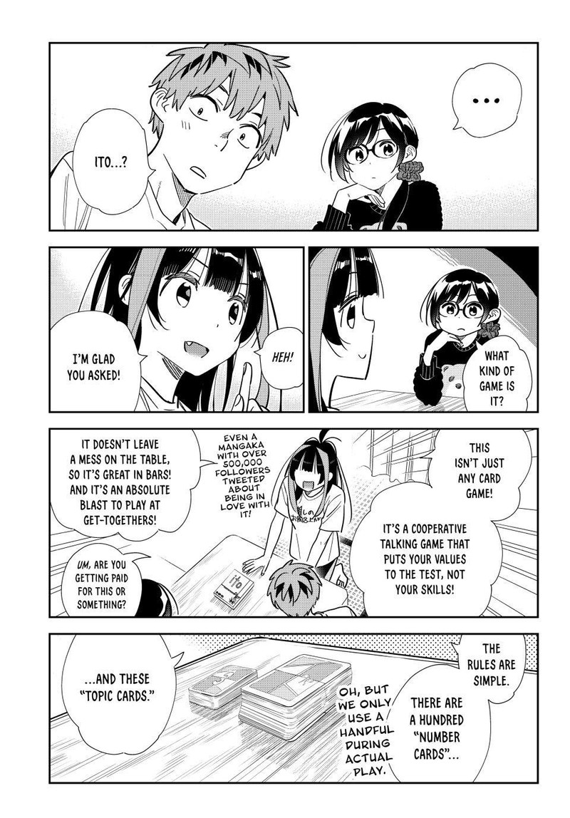 Kanojo, Okarishimasu Chapter 300 page 14 - Chapter 300: The Girlfriend and the Card Game