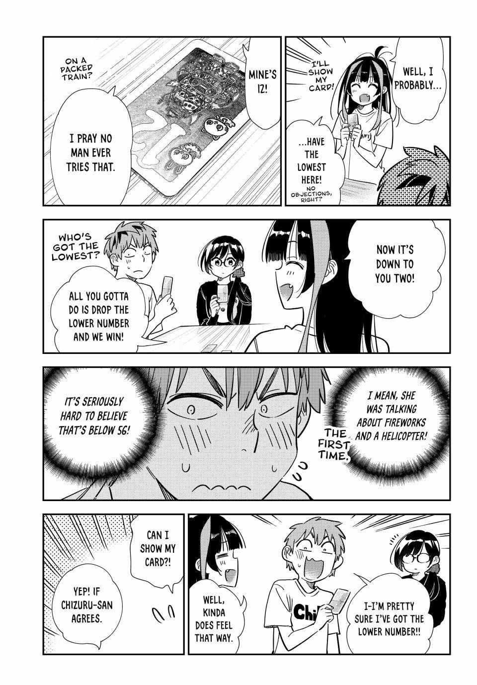 Kanojo, Okarishimasu Chapter 301 page 13 - Chapter 301: The Girlfriend and the Card Game (Part 2)