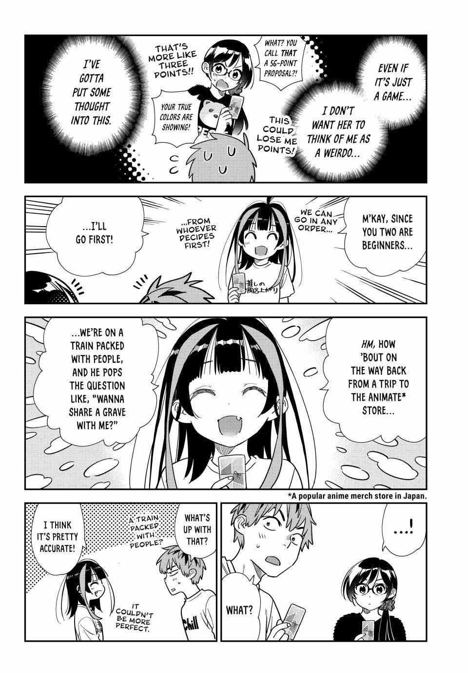 Kanojo, Okarishimasu Chapter 301 page 4 - Chapter 301: The Girlfriend and the Card Game (Part 2)