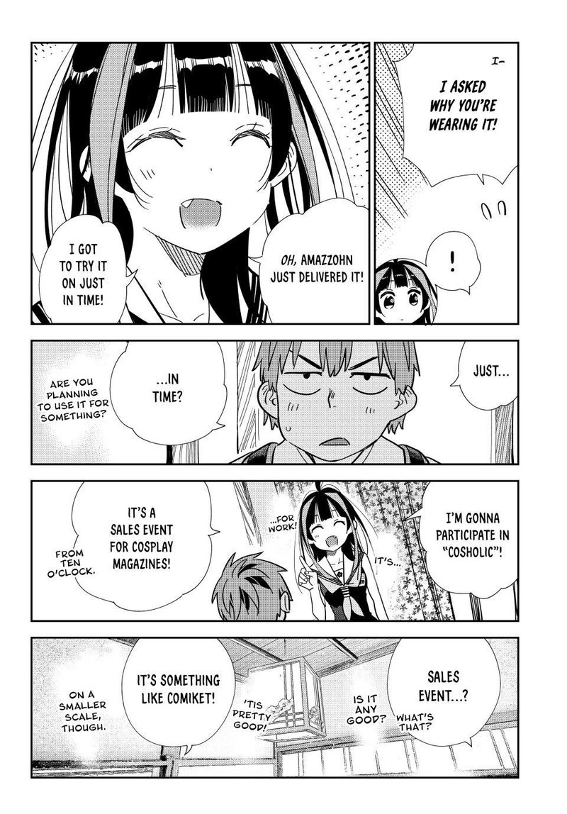 Kanojo, Okarishimasu Chapter 310 page 12 - Chapter 310: The Girlfriend and Cosplay (Part 1)