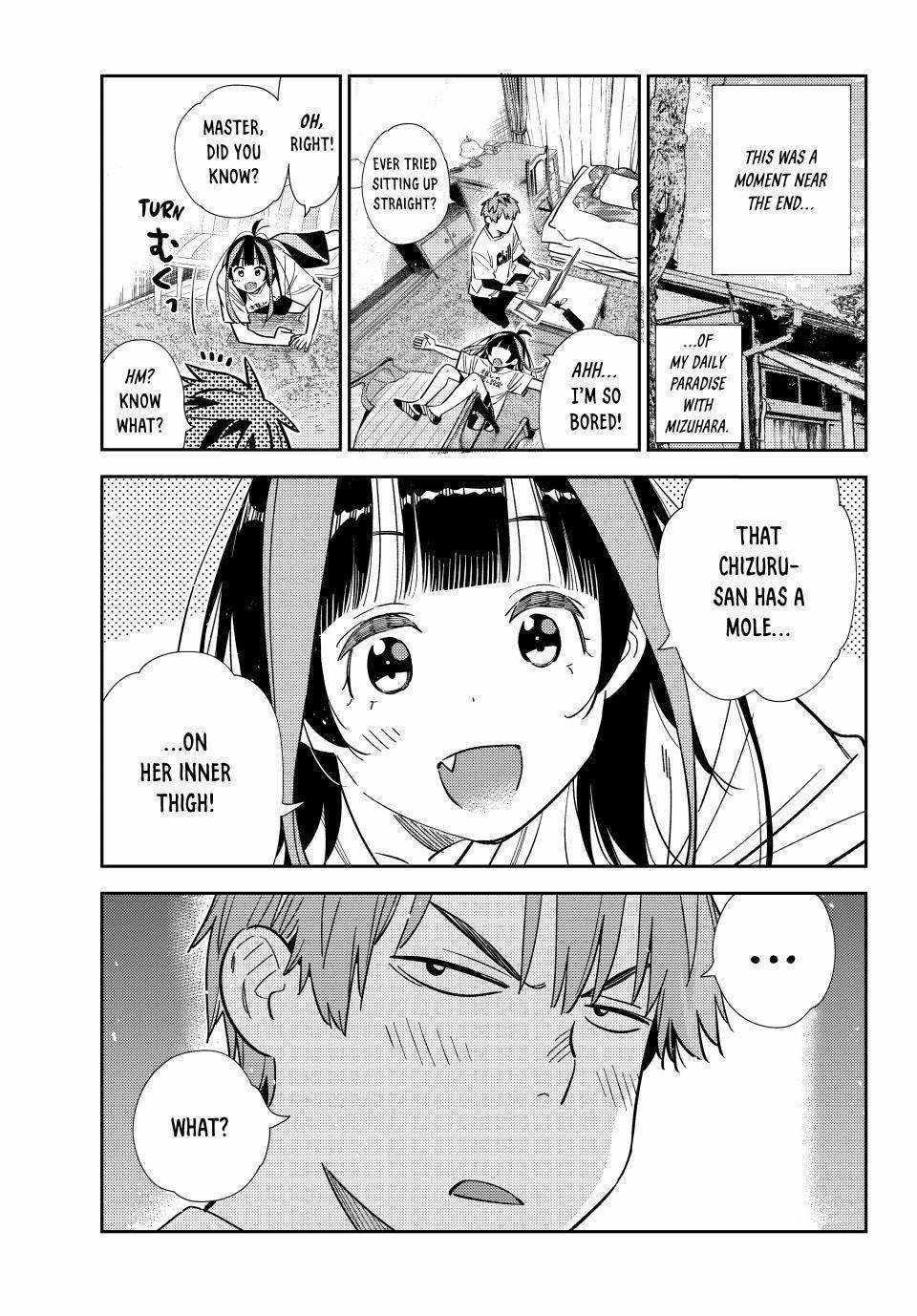 Kanojo, Okarishimasu Chapter 318 page 1 - Chapter 318: The Girlfriend and the Mole