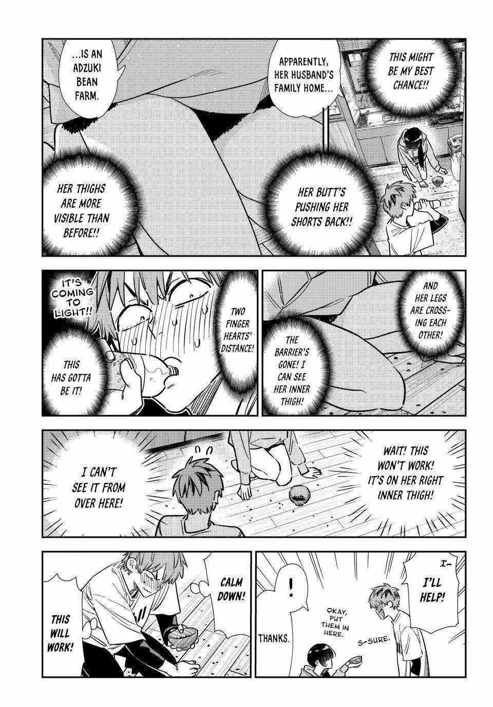Kanojo, Okarishimasu Chapter 318 page 13 - Chapter 318: The Girlfriend and the Mole