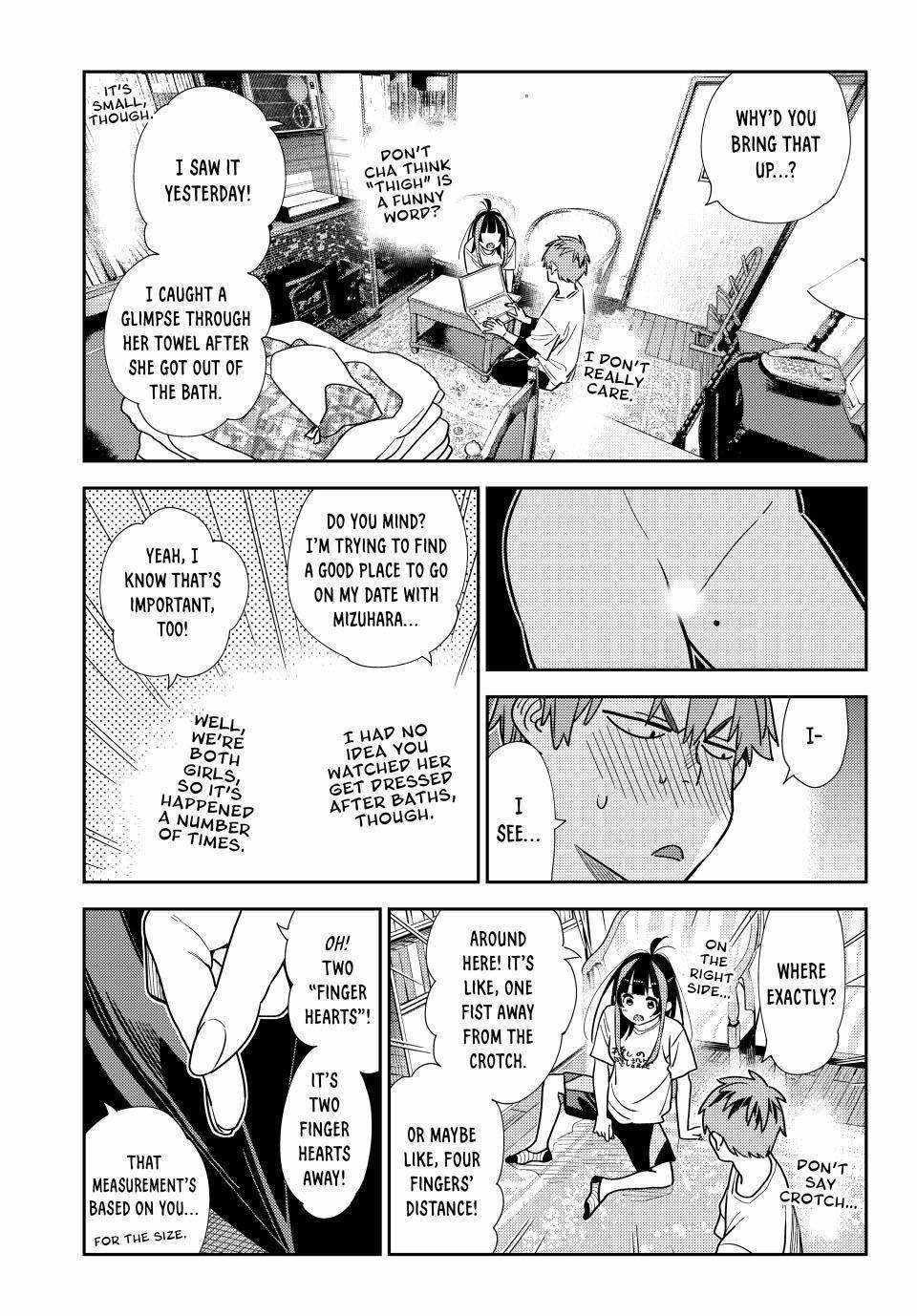 Kanojo, Okarishimasu Chapter 318 page 3 - Chapter 318: The Girlfriend and the Mole