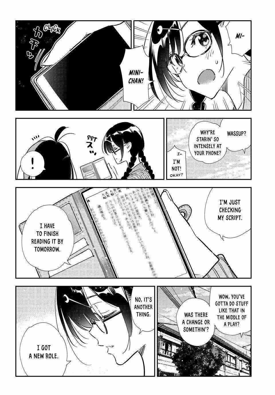 Kanojo, Okarishimasu Chapter 319 page 4 - Chapter 319: The Girlfriend and the Troubles