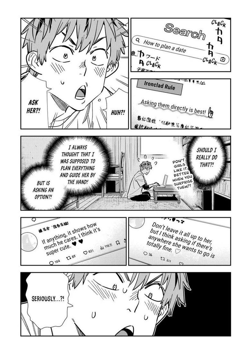 Kanojo, Okarishimasu Chapter 321 page 11 - Chapter 321: The Date and the Boyfriend