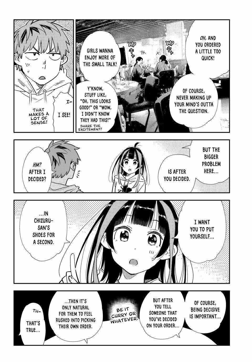 Kanojo, Okarishimasu Chapter 335 page 14 - Chapter 335: The Date and the Boyfriend (Part 15)