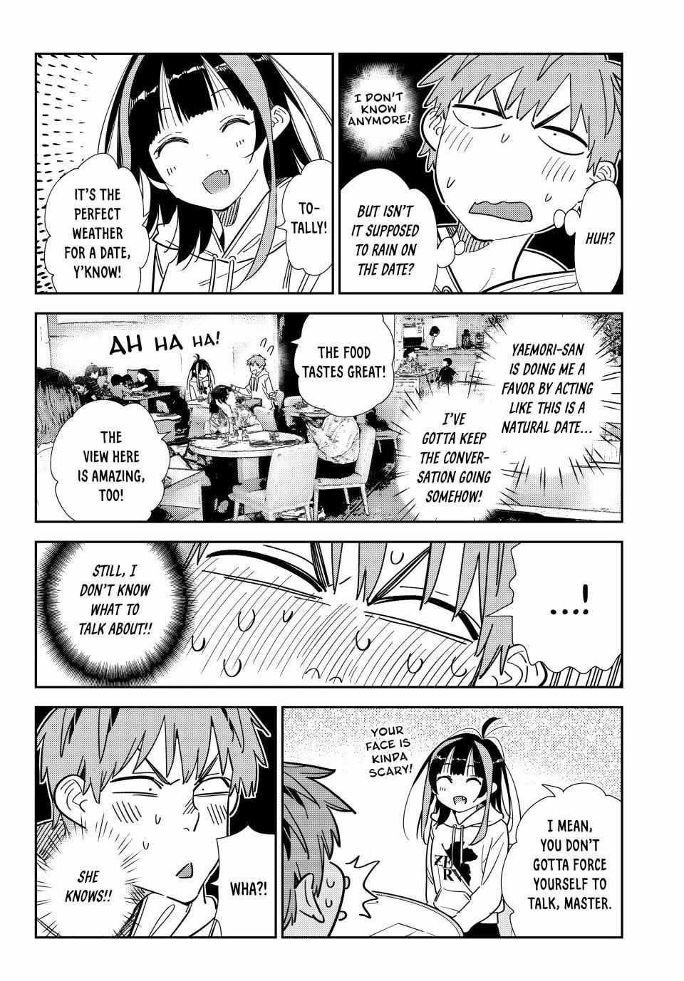 Kanojo, Okarishimasu Chapter 336 page 4 - Chapter 336: The Date and the Boyfriend (Part 16)