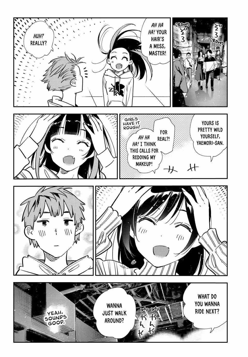 Kanojo, Okarishimasu Chapter 339 page 14 - Chapter 339: The Date and the Boyfriend (Part 19)
