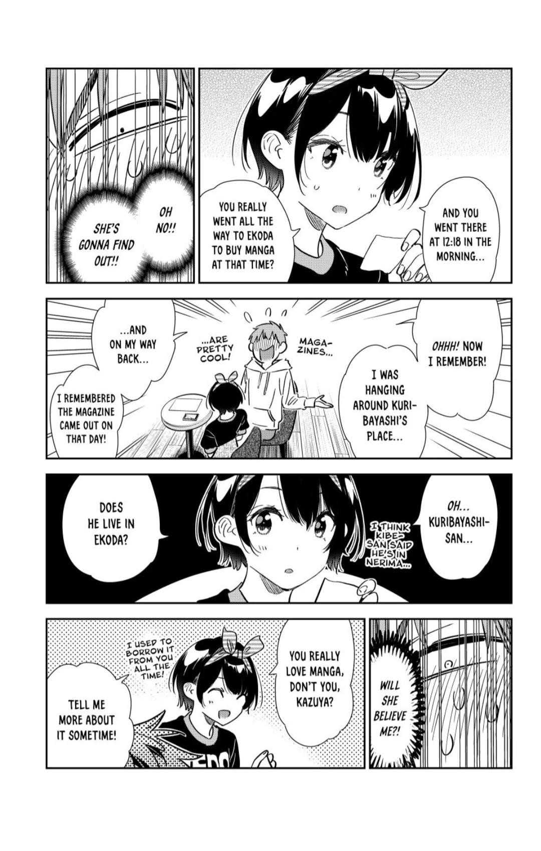 Kanojo, Okarishimasu Chapter 347 page 13 - Chapter 347: My Girlfriend and the Secret