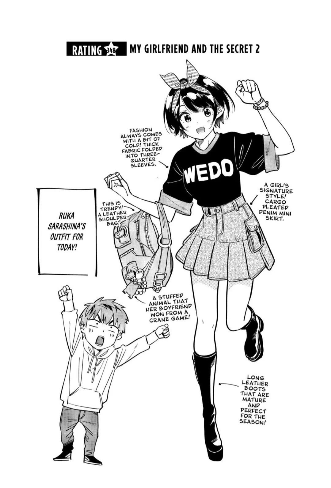 Kanojo, Okarishimasu Chapter 348 page 1 - Chapter 348: My Girlfriend and the Secret (Part 2)
