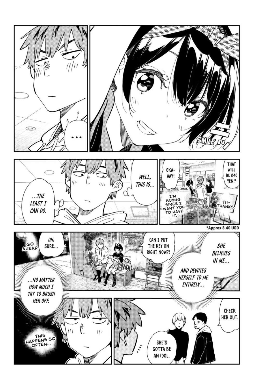 Kanojo, Okarishimasu Chapter 348 page 10 - Chapter 348: My Girlfriend and the Secret (Part 2)