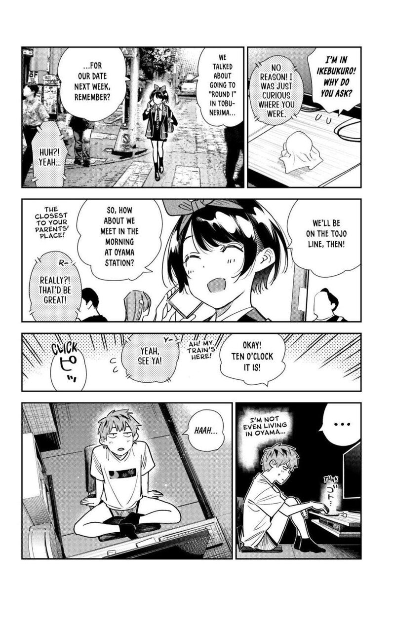 Kanojo, Okarishimasu Chapter 351 page 9 - Chapter 351: The Boyfriend and the Day Before
