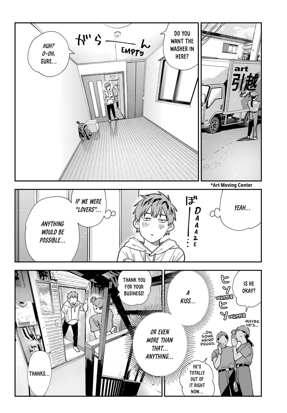 Kanojo, Okarishimasu Chapter 386 page 9 - Chapter 386: The Boyfriend and the Kiss
