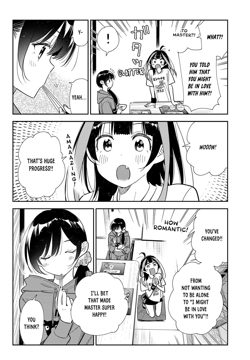 Kanojo, Okarishimasu Chapter 387 page 10 - Chapter 387: My Girlfriend and the Kiss