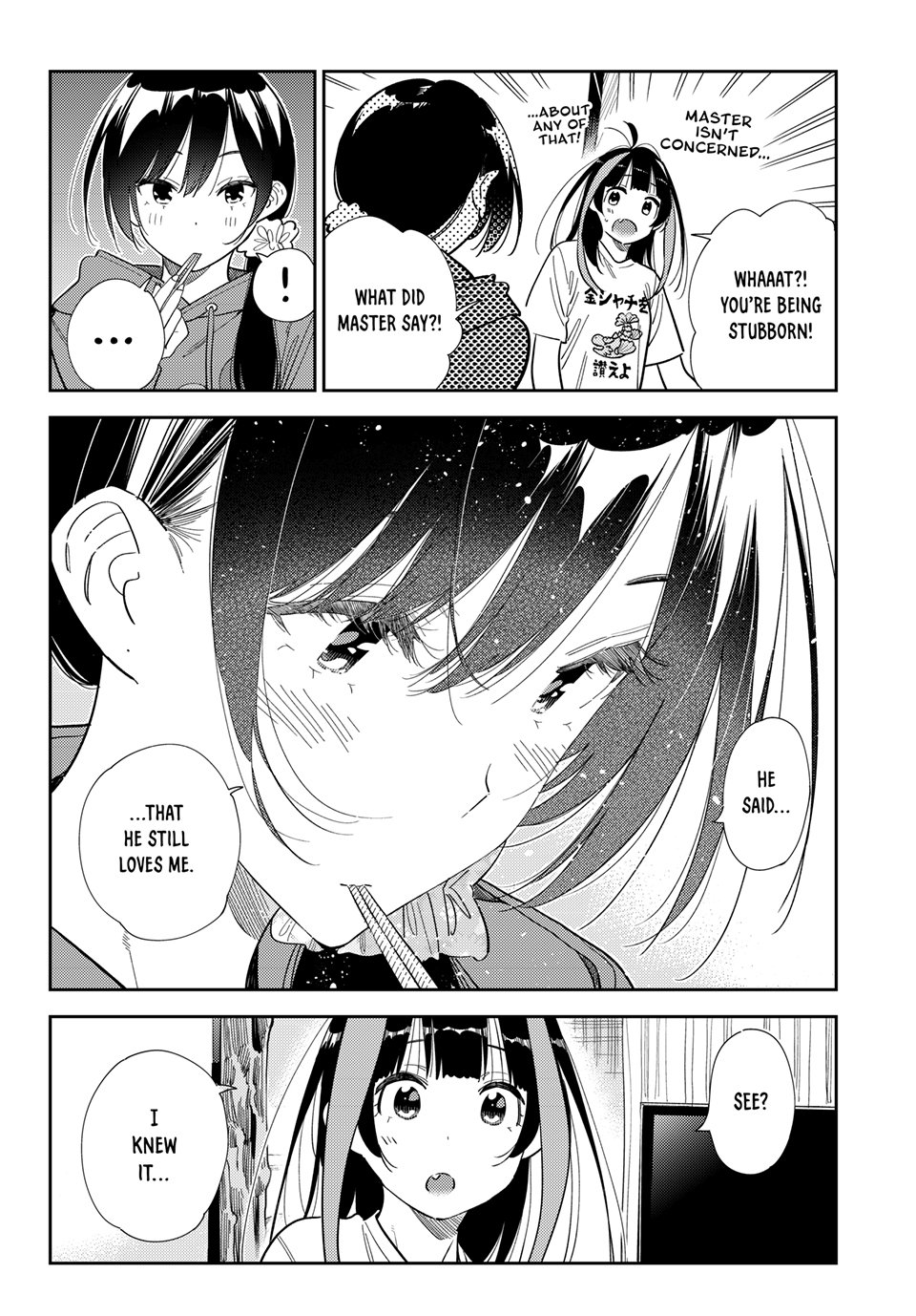Kanojo, Okarishimasu Chapter 387 page 12 - Chapter 387: My Girlfriend and the Kiss