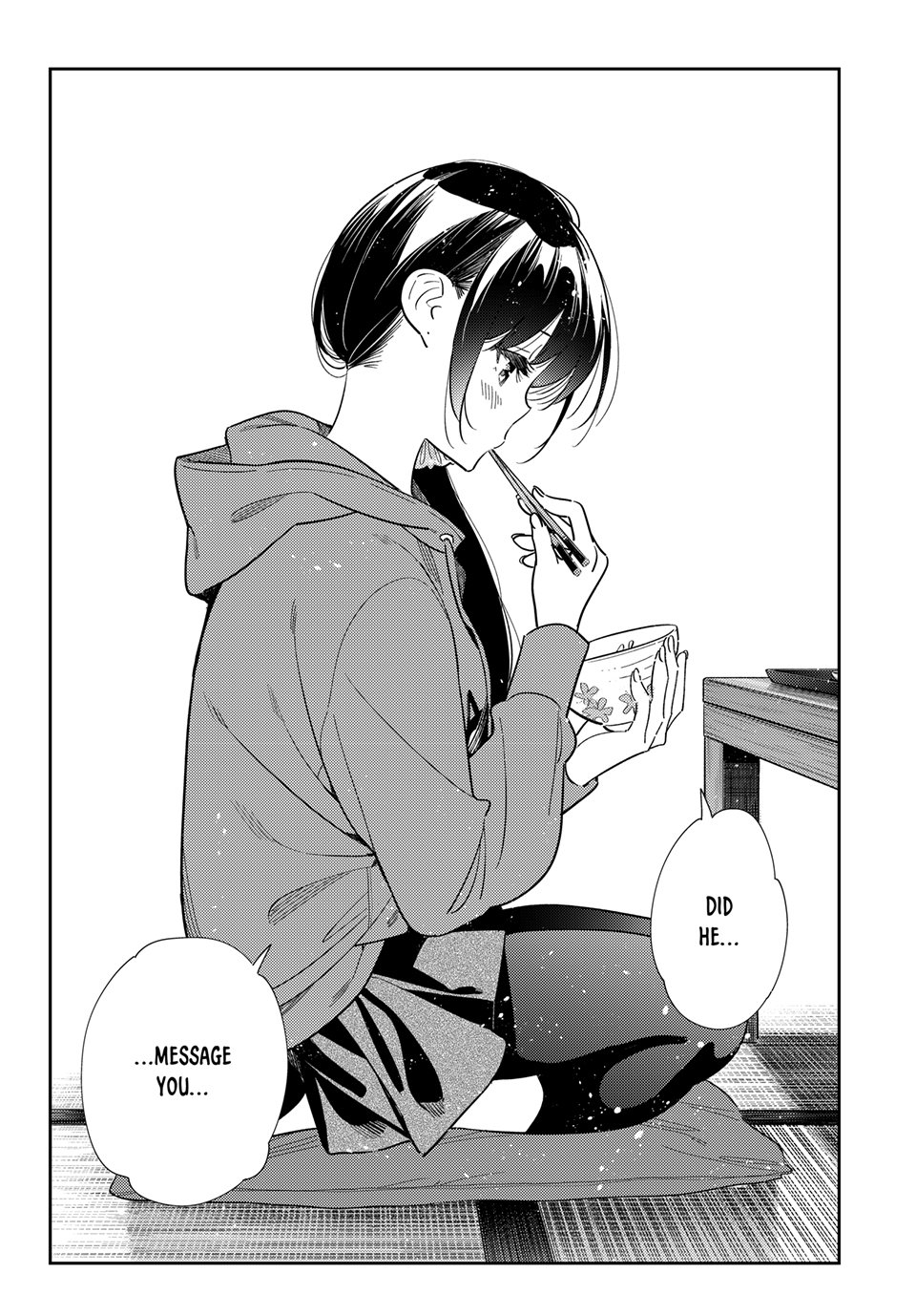 Kanojo, Okarishimasu Chapter 387 page 14 - Chapter 387: My Girlfriend and the Kiss