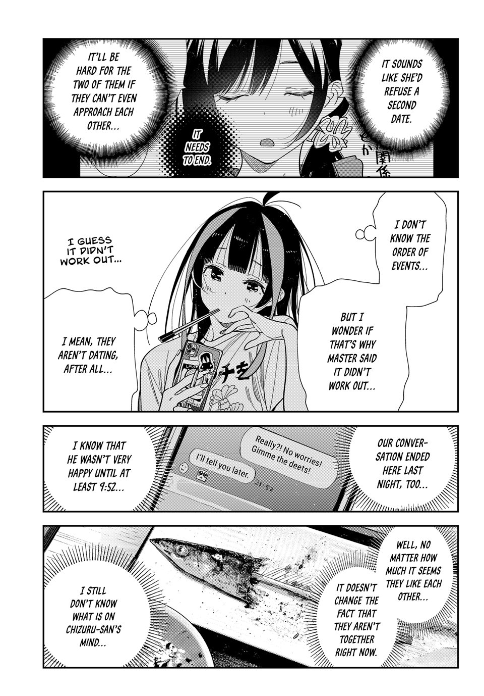 Kanojo, Okarishimasu Chapter 387 page 17 - Chapter 387: My Girlfriend and the Kiss