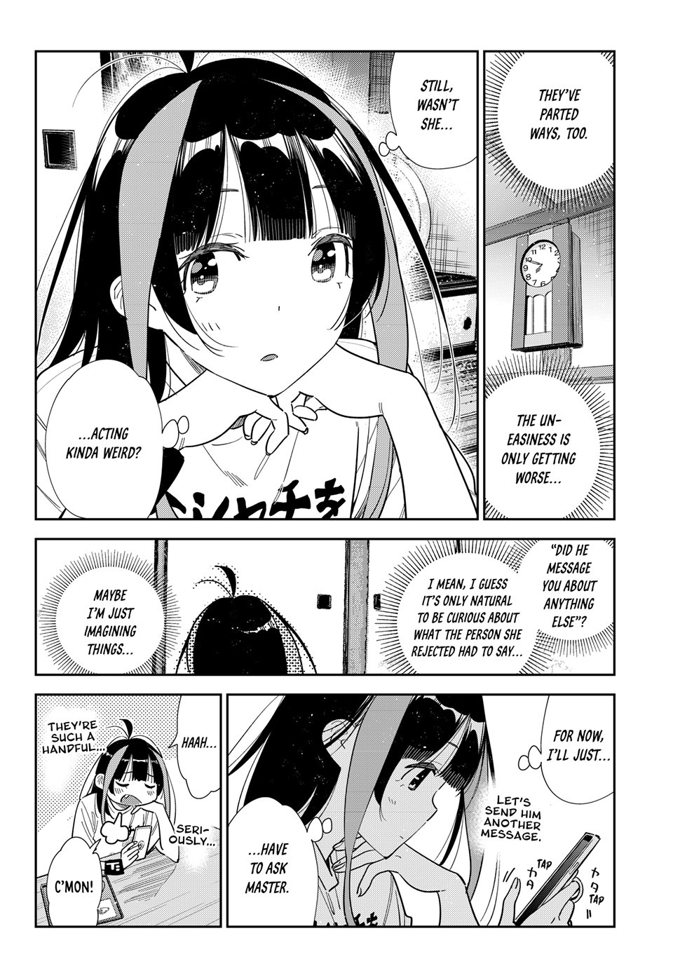 Kanojo, Okarishimasu Chapter 387 page 18 - Chapter 387: My Girlfriend and the Kiss