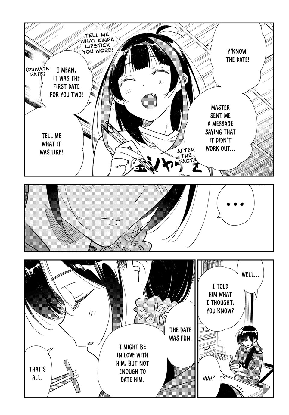 Kanojo, Okarishimasu Chapter 387 page 9 - Chapter 387: My Girlfriend and the Kiss