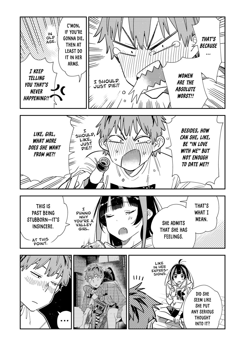 Kanojo, Okarishimasu Chapter 388 page 11 - Chapter 388: The Two and The Kiss
