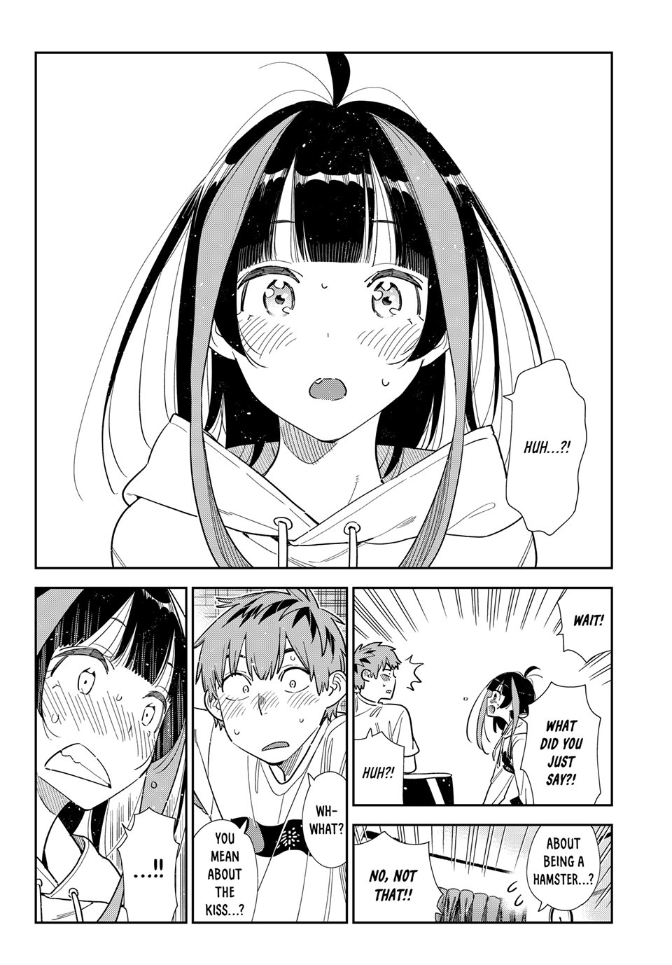Kanojo, Okarishimasu Chapter 388 page 14 - Chapter 388: The Two and The Kiss