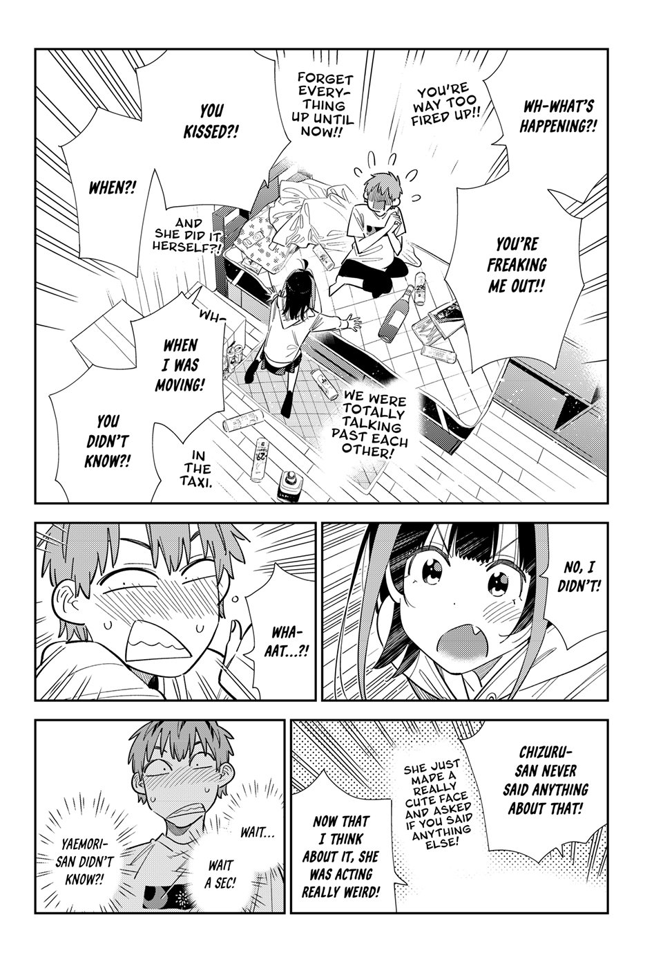 Kanojo, Okarishimasu Chapter 388 page 16 - Chapter 388: The Two and The Kiss