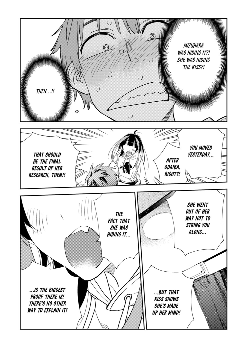 Kanojo, Okarishimasu Chapter 388 page 17 - Chapter 388: The Two and The Kiss
