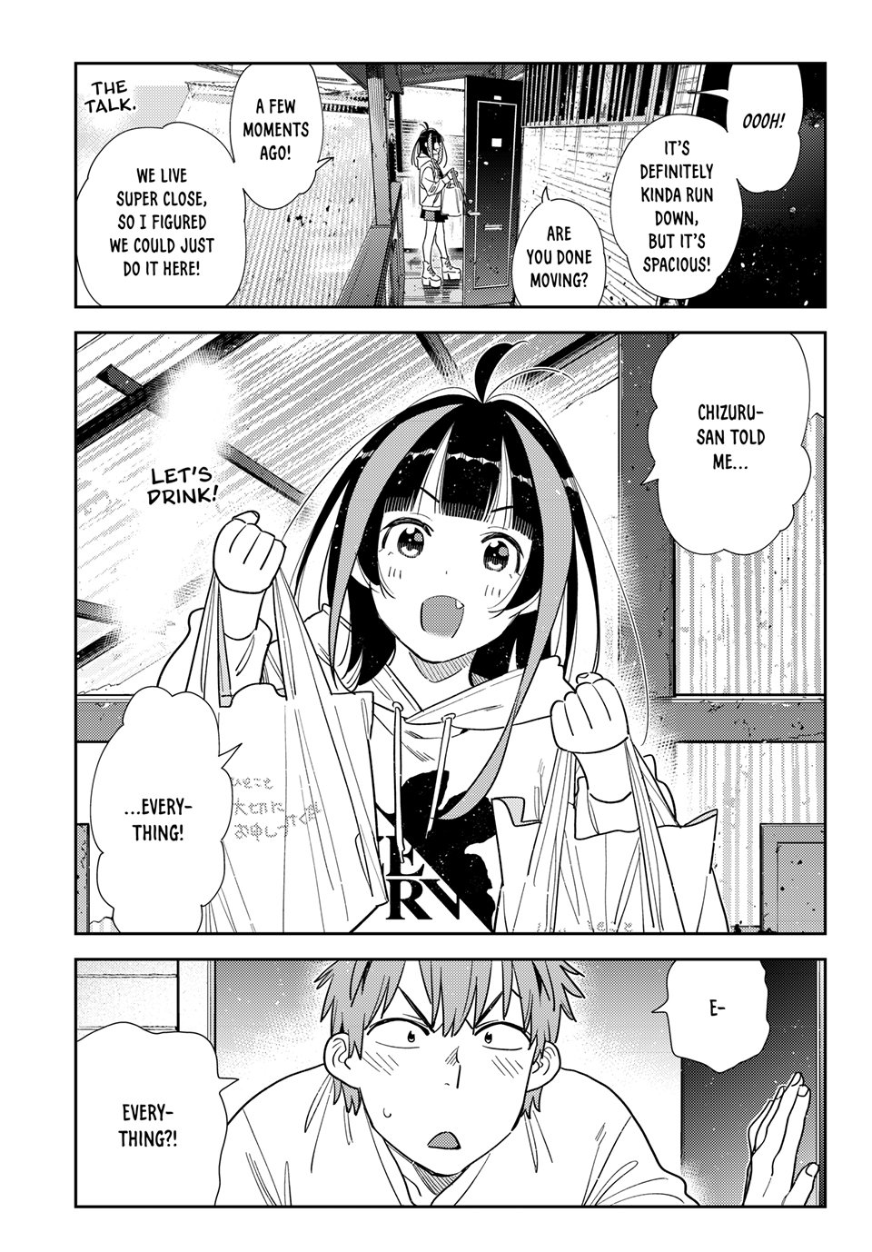 Kanojo, Okarishimasu Chapter 388 page 3 - Chapter 388: The Two and The Kiss