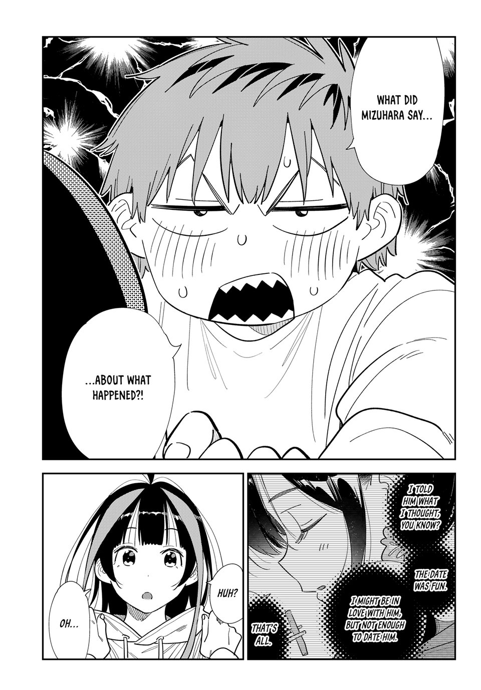 Kanojo, Okarishimasu Chapter 388 page 7 - Chapter 388: The Two and The Kiss