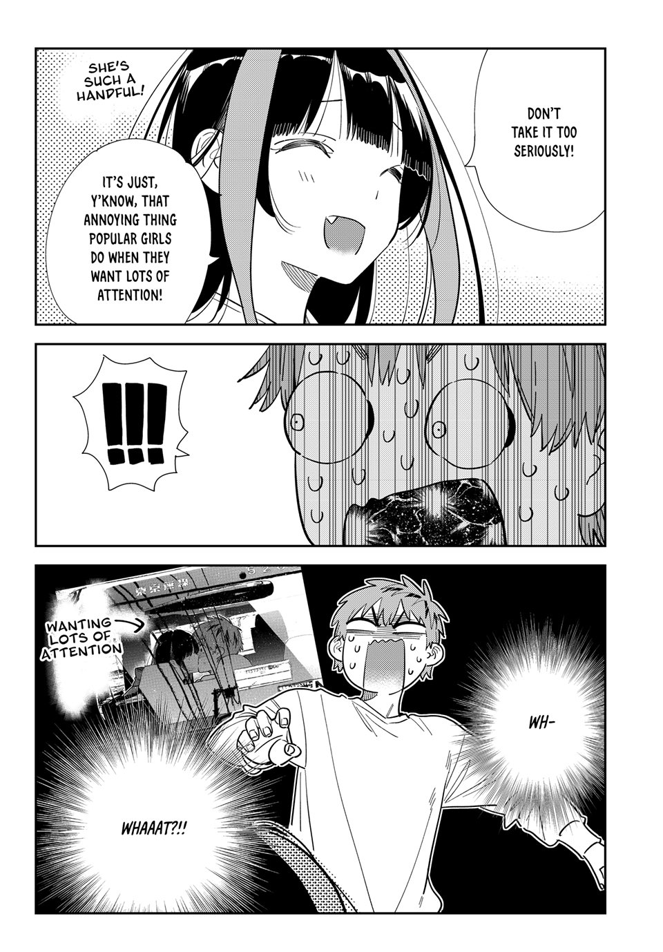 Kanojo, Okarishimasu Chapter 388 page 8 - Chapter 388: The Two and The Kiss
