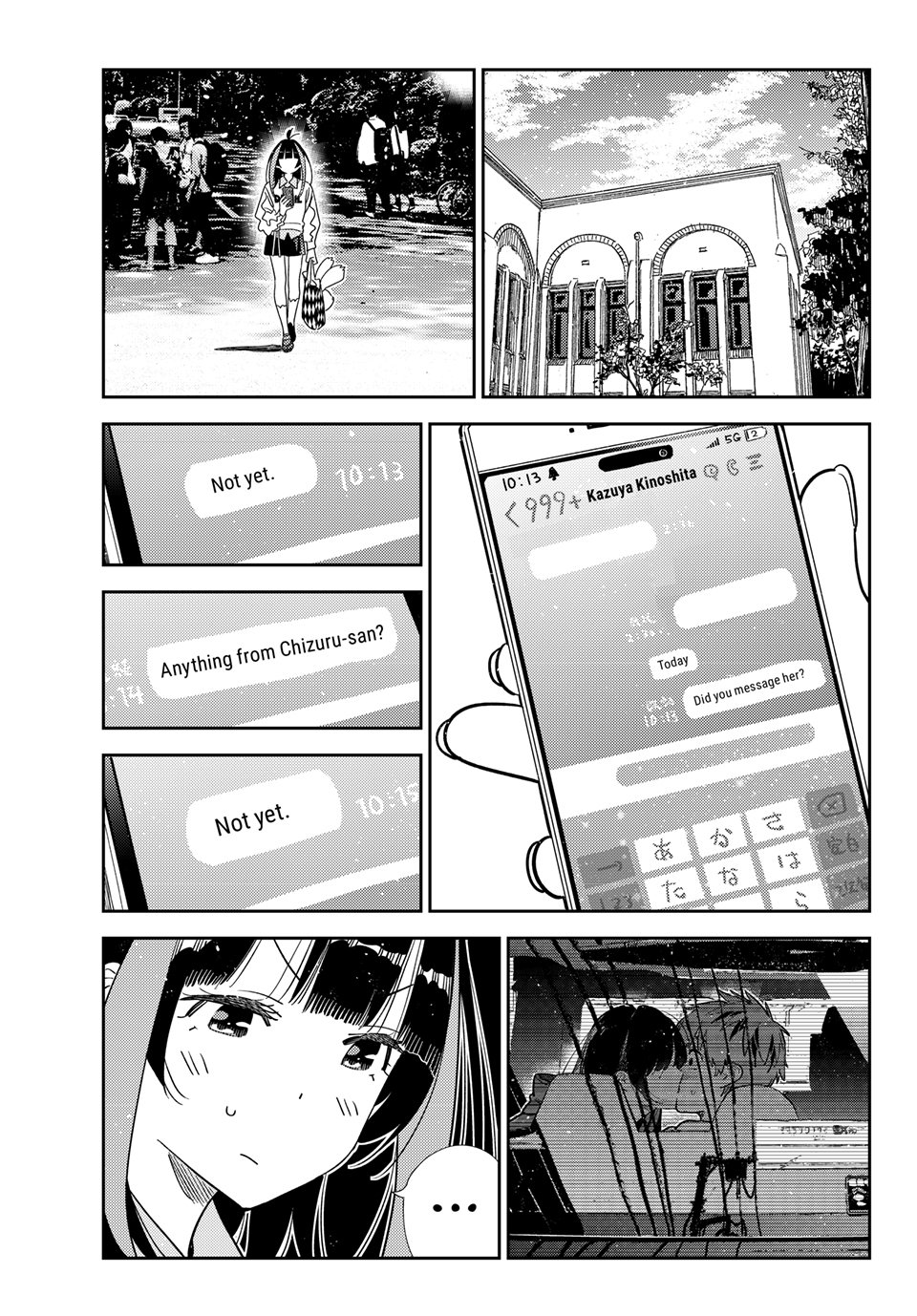 Kanojo, Okarishimasu Chapter 390 page 1 - Chapter 390: My Girlfriend and The Fateful Day (Part 2)