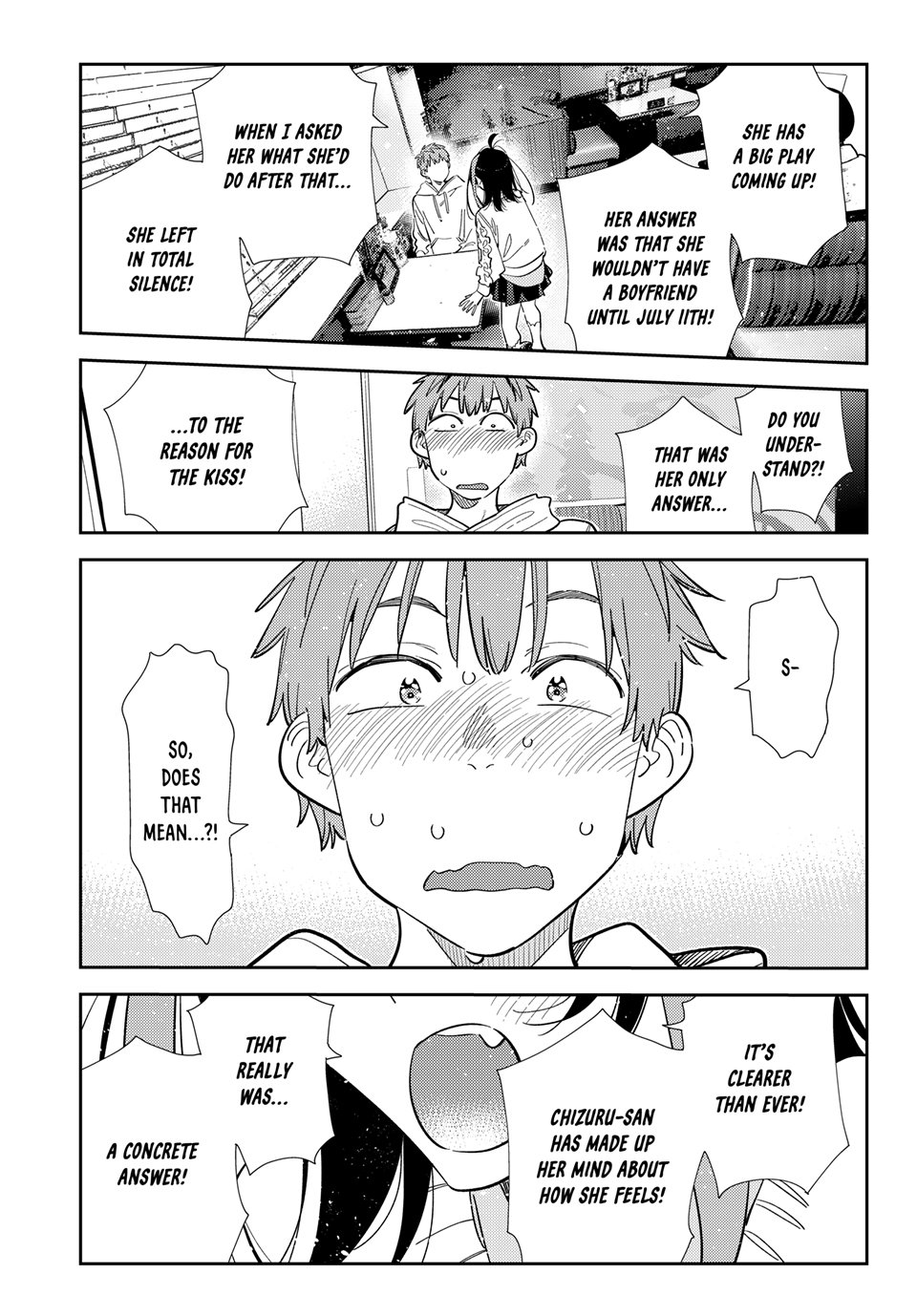 Kanojo, Okarishimasu Chapter 391 page 14 - Chapter 391: The Boyfriend and The News