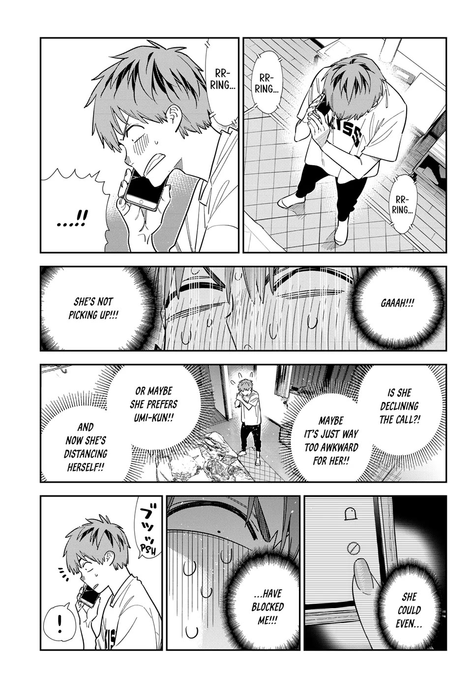 Kanojo, Okarishimasu Chapter 396 page 17 - Chapter 396: The Boyfriend and The Panic