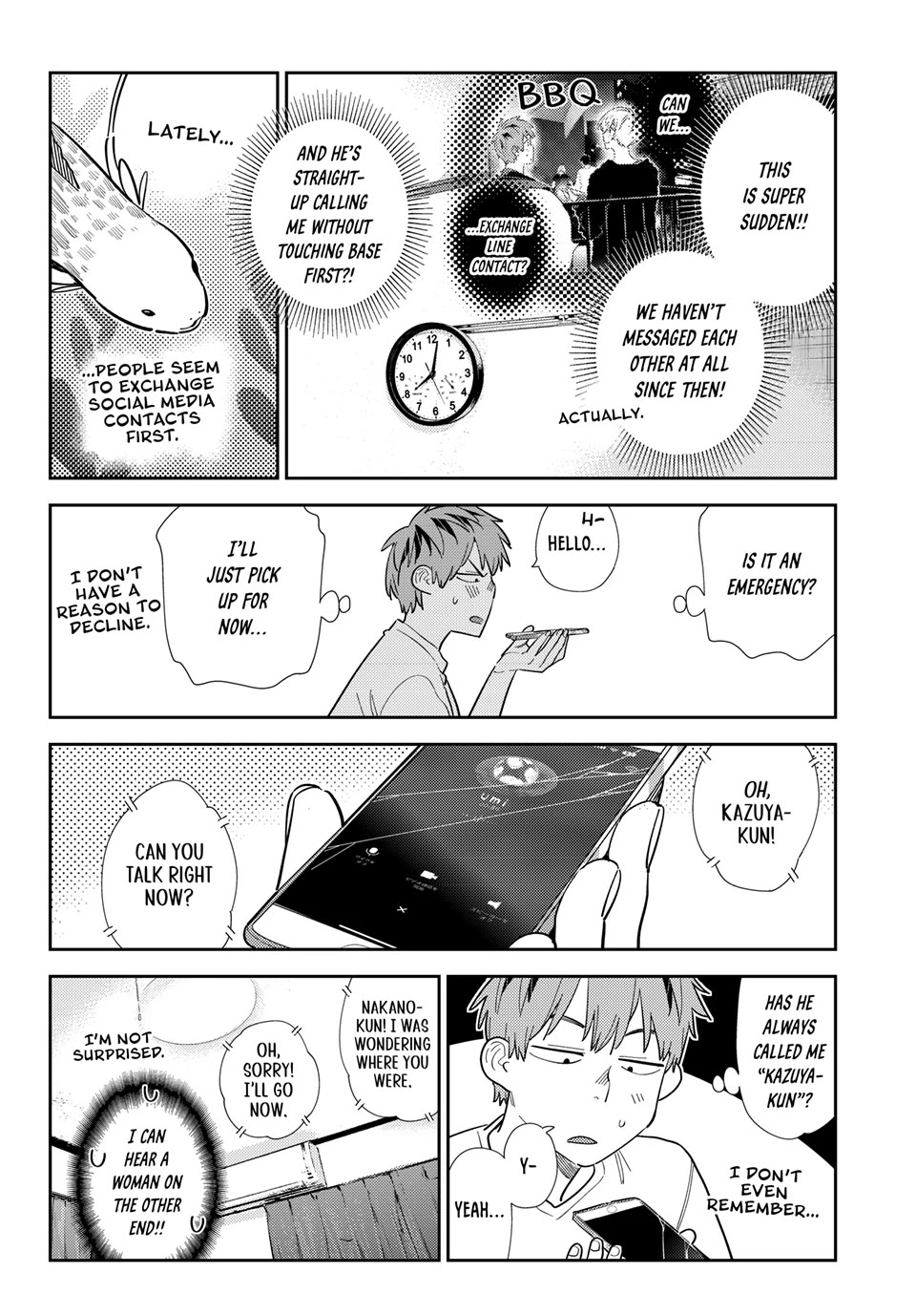 Kanojo, Okarishimasu Chapter 396 page 4 - Chapter 396: The Boyfriend and The Panic