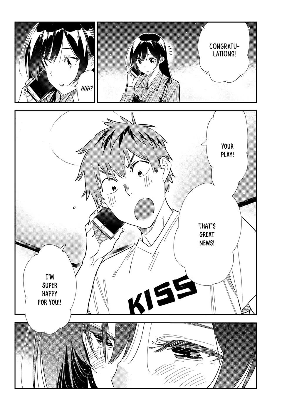 Kanojo, Okarishimasu Chapter 397 page 14 - Chapter 397: My Girlfriend and the Moon
