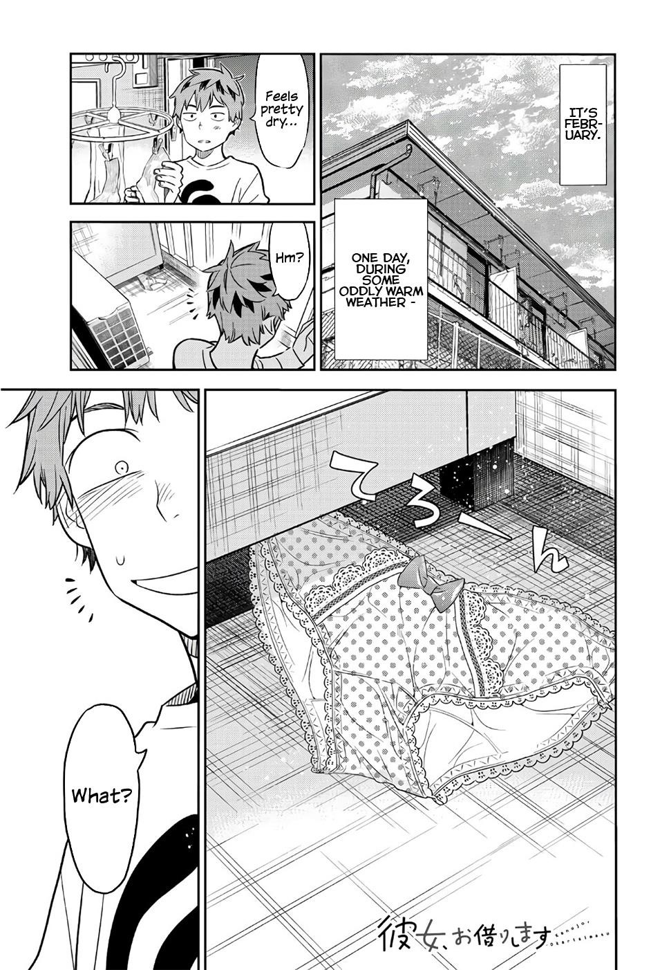 Kanojo, Okarishimasu Chapter 40 page 1 - Chapter 40: The Girlfriend and the Panties