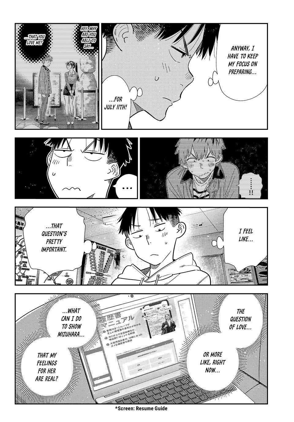 Kanojo, Okarishimasu Chapter 412 page 14 - Chapter 412: My Girlfriend and Her View of Love (Part 1)