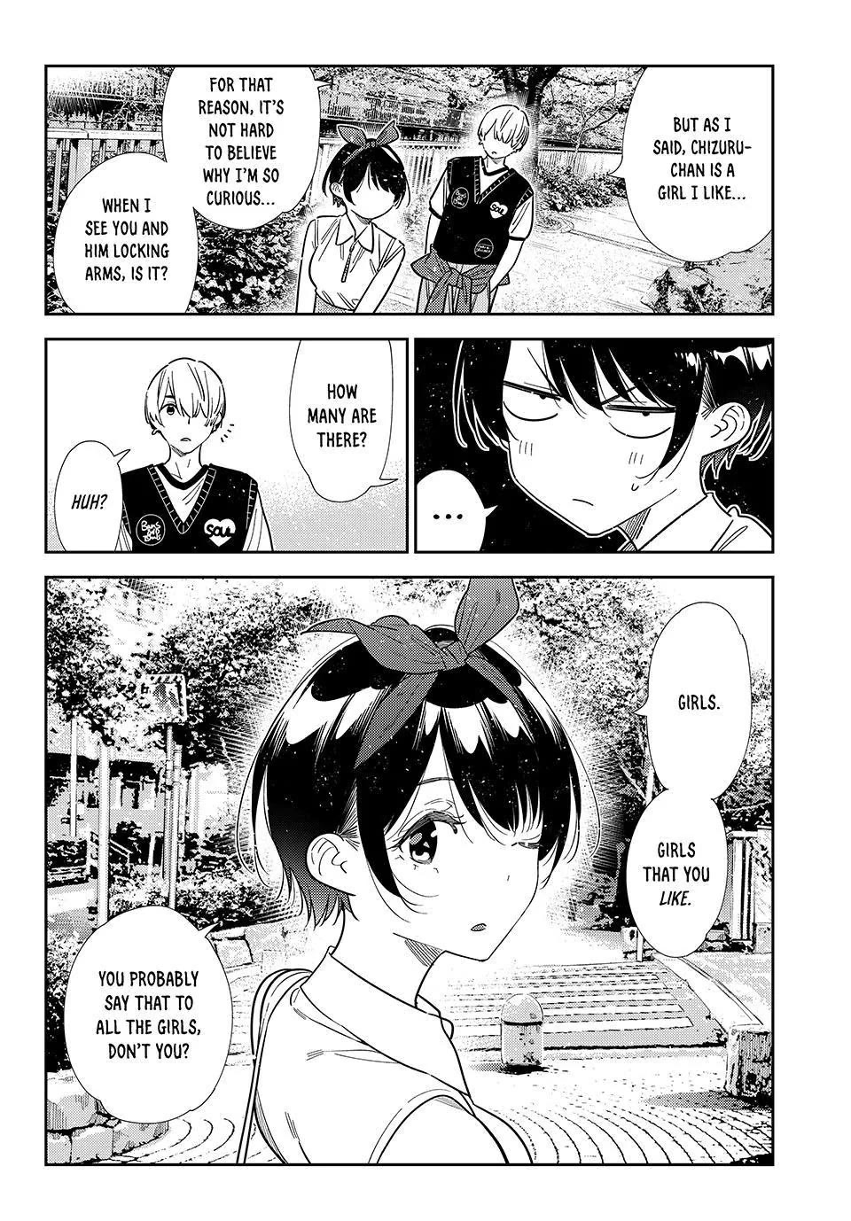 Kanojo, Okarishimasu Chapter 428 page 10 - Chapter 428: My Girlfriend and Enemies in the Same Boat 2