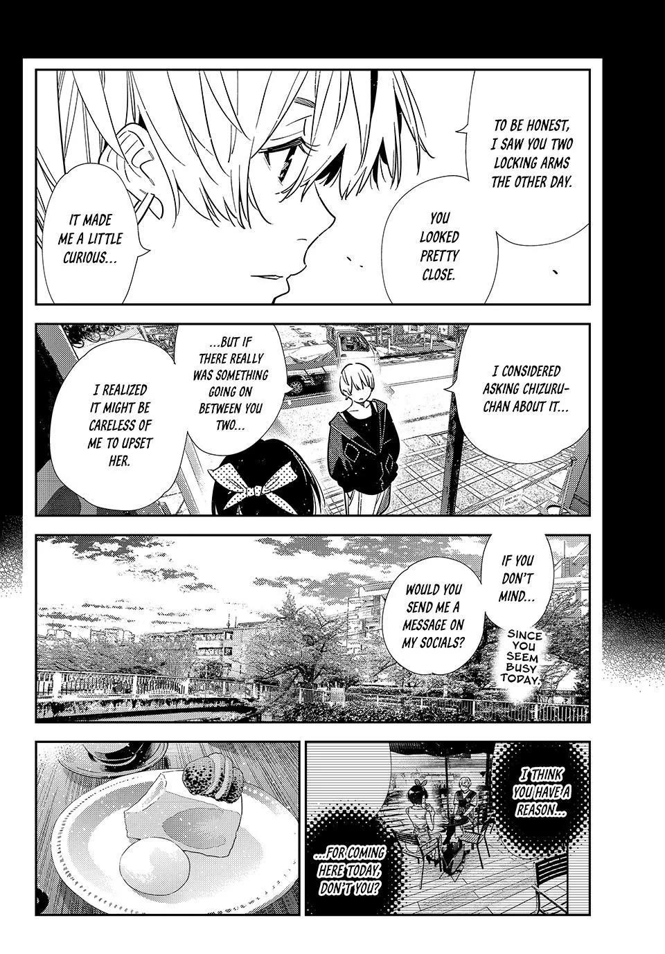 Kanojo, Okarishimasu Chapter 428 page 8 - Chapter 428: My Girlfriend and Enemies in the Same Boat 2