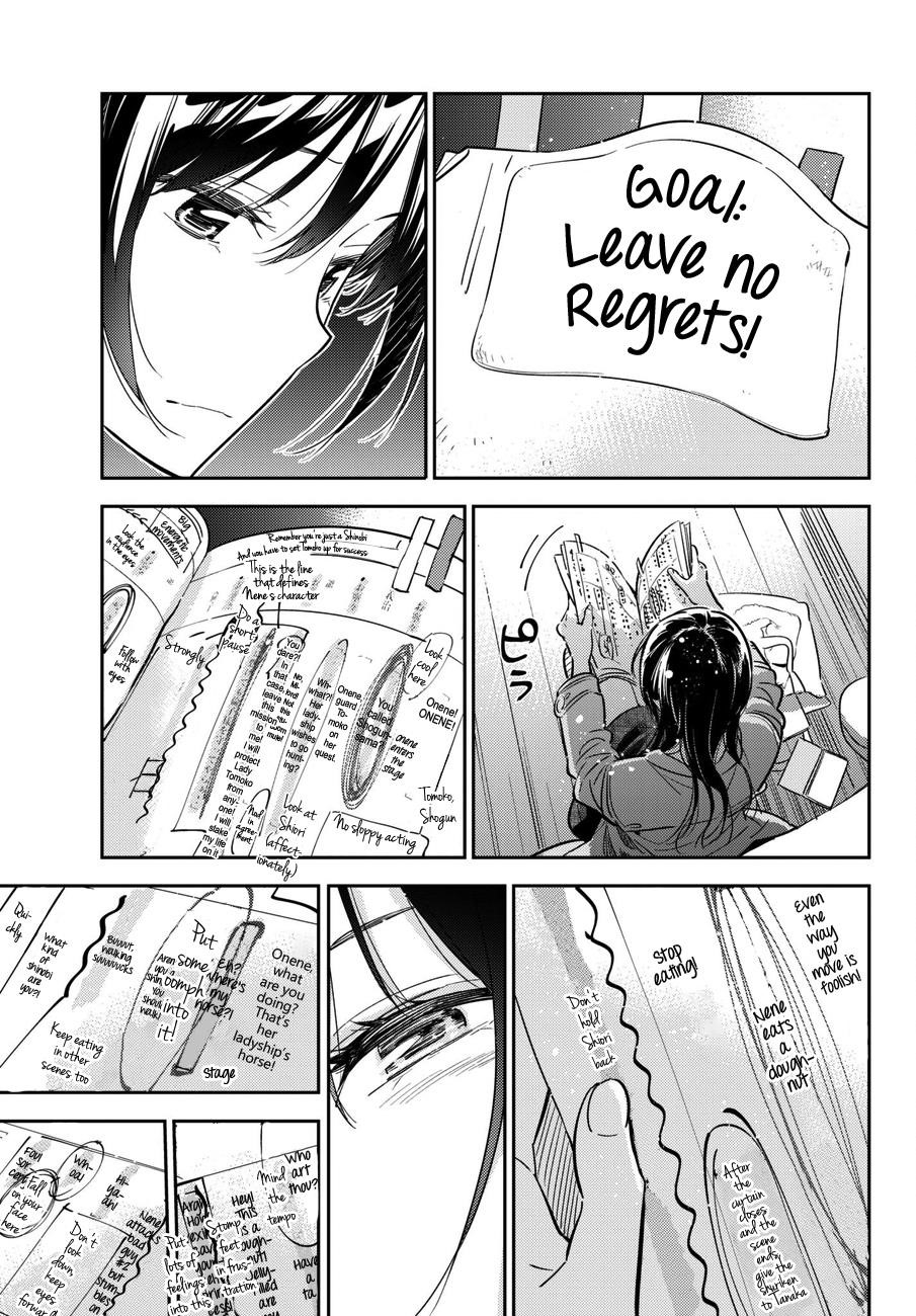 Kanojo, Okarishimasu Chapter 53 page 13 - Chapter 53: The Girlfriend and Her Dream 4