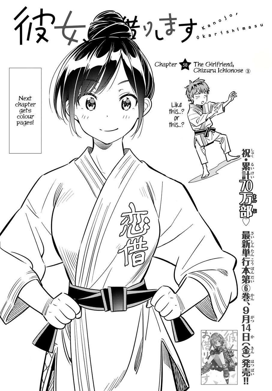 Kanojo, Okarishimasu Chapter 58 page 1 - Chapter 58: The Girlfriend, Chizuru Ichinose, Part 3