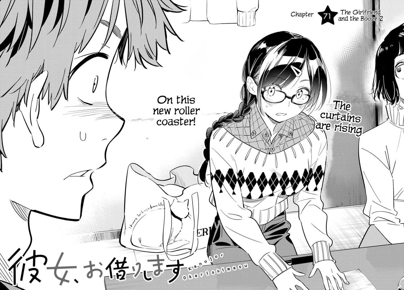 Kanojo, Okarishimasu Chapter 71 page 2 - Chapter 71: The Girlfriend and the Booze, Part 2