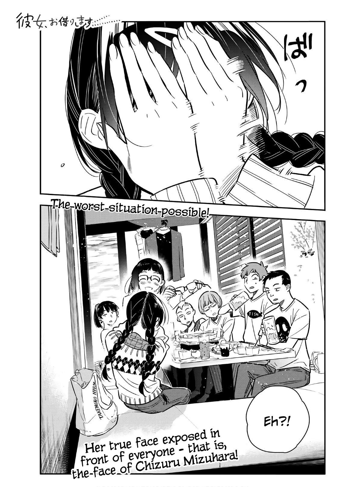 Kanojo, Okarishimasu Chapter 72 page 1 - Chapter 72: The Girlfriend and the Booze, Part 3