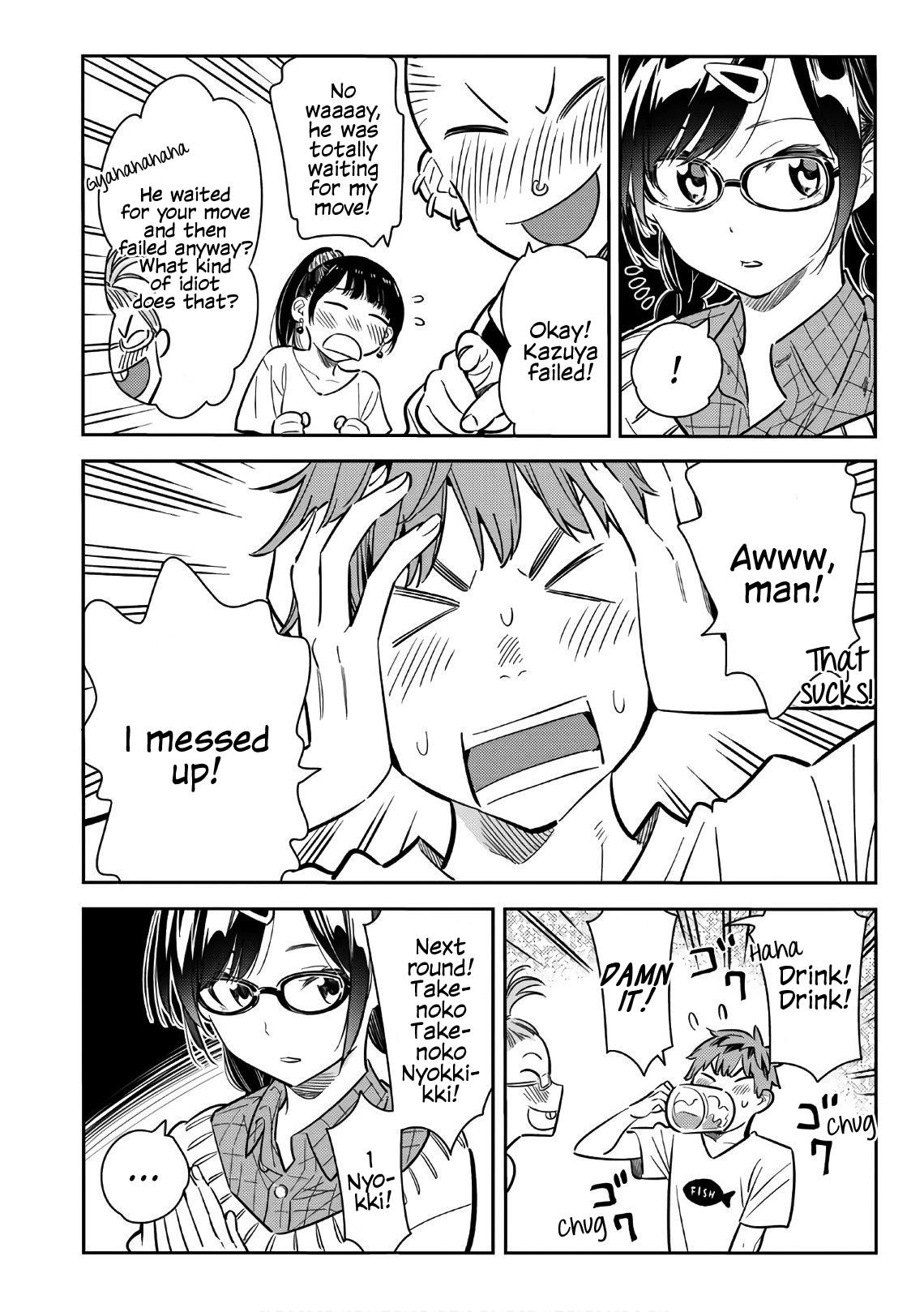 Kanojo, Okarishimasu Chapter 72 page 14 - Chapter 72: The Girlfriend and the Booze, Part 3