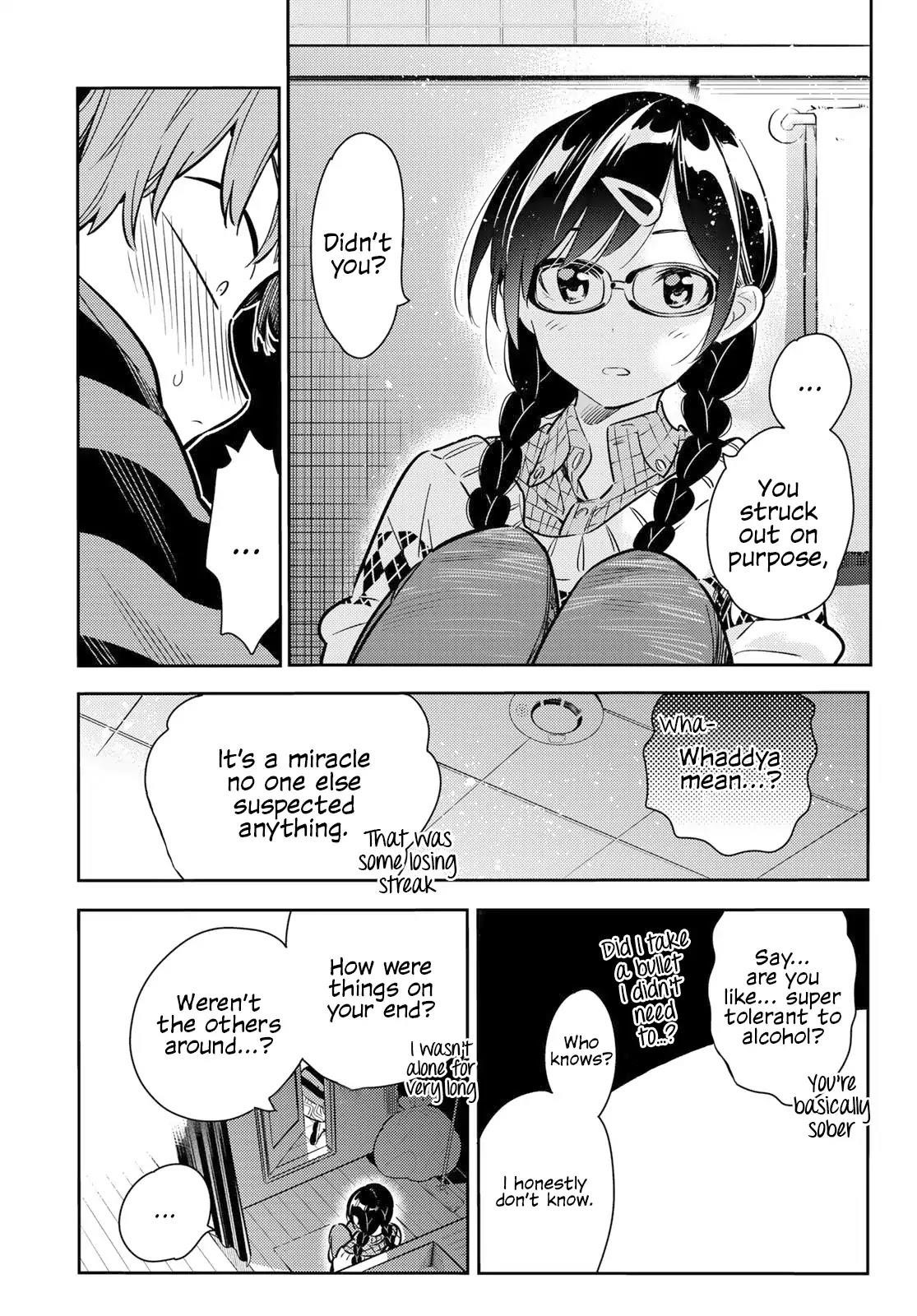Kanojo, Okarishimasu Chapter 73 page 9 - Chapter 73: The Girlfriend and the Booze, Part 4