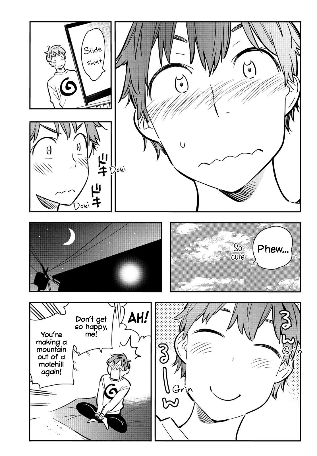 Kanojo, Okarishimasu Chapter 83 page 14 - Chapter 83: The Girlfriend, Visiting the Parents, and Kiss (Part 1)