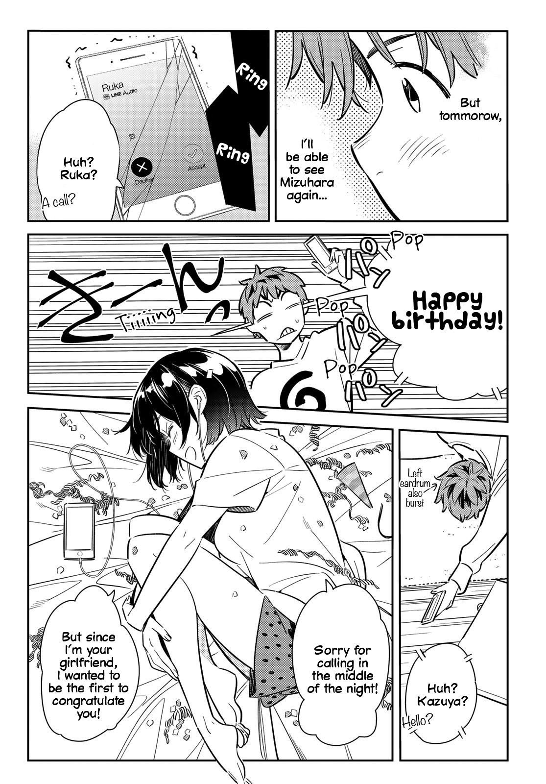 Kanojo, Okarishimasu Chapter 83 page 15 - Chapter 83: The Girlfriend, Visiting the Parents, and Kiss (Part 1)